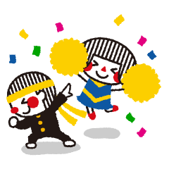 [LINEスタンプ] チアリーダー！