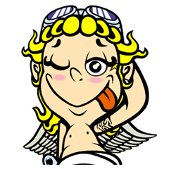 [LINEスタンプ] 天使のクーちゃんの画像（メイン）