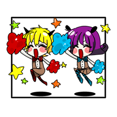 [LINEスタンプ] リリ＆ルル