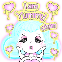 [LINEスタンプ] Yummy-chan ！！の画像（メイン）