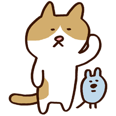 [LINEスタンプ] つぶやきねこ