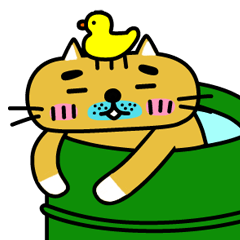 [LINEスタンプ] おっさんねこの画像（メイン）