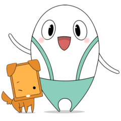 [LINEスタンプ] わっくんとラッキー