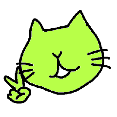 [LINEスタンプ] かおねこ