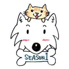 [LINEスタンプ] リキとトラ -season 1-