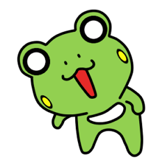 [LINEスタンプ] アマガエルさん