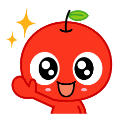 [LINEスタンプ] ラッキーアップルちゃん