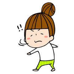 [LINEスタンプ] お団子さんの一日