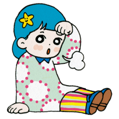 [LINEスタンプ] あわいの女の子スタンプ2