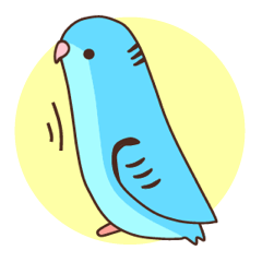 [LINEスタンプ] サザナミインコのポッケの画像（メイン）