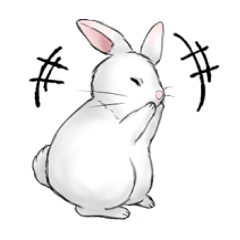 [LINEスタンプ] うさぎのきもちの画像（メイン）