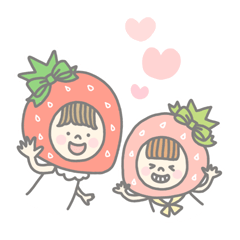 [LINEスタンプ] Himeichigo-chan(English ver.)の画像（メイン）