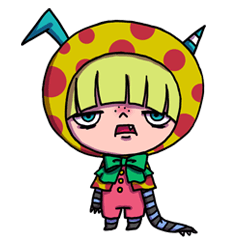 [LINEスタンプ] ダーク＆ポップKIDSの画像（メイン）