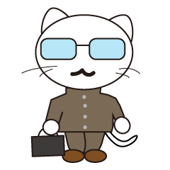 [LINEスタンプ] Serious cat GARIOの画像（メイン）