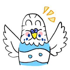 [LINEスタンプ] インコのピピの画像（メイン）