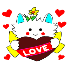 [LINEスタンプ] 子猫のプリンちゃん