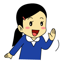 [LINEスタンプ] 学生スタンプ 小学女子