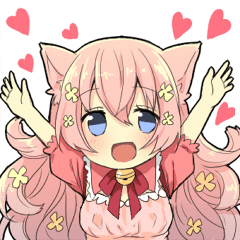 [LINEスタンプ] にゃんむす！