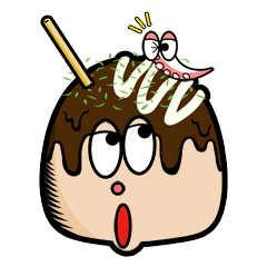 [LINEスタンプ] たこ焼きのグリオ