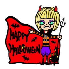 [LINEスタンプ] HALLOWEEN ハロウィンの画像（メイン）