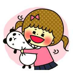 [LINEスタンプ] 女子高生チハルちゃんの画像（メイン）