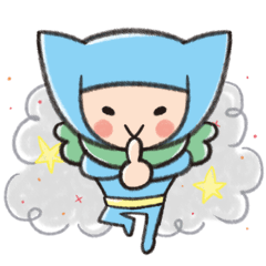 [LINEスタンプ] ニンジャくん