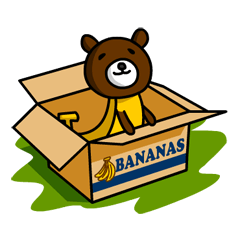 [LINEスタンプ] Banana Bearの画像（メイン）