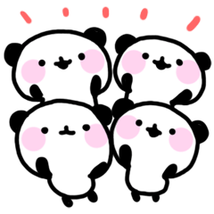 [LINEスタンプ] ゆるぱんだのゆるっとライフの画像（メイン）