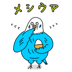 [LINEスタンプ] インコちゃんのオタク言葉の画像（メイン）