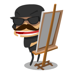 [LINEスタンプ] Art Man