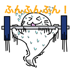 [LINEスタンプ] おたまちゃん（ねこ？）筋トレ＆スポーツ編の画像（メイン）