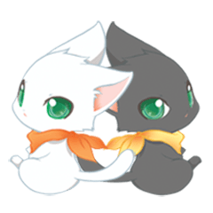 Twin kittens Zucku＆Pocke