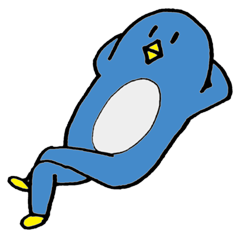 [LINEスタンプ] あしながペンギンの画像（メイン）