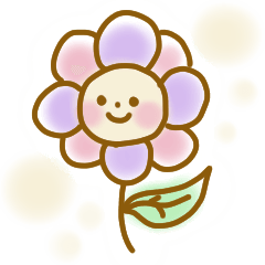 [LINEスタンプ] flowersの画像（メイン）