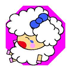 [LINEスタンプ] Cute Sheepの画像（メイン）