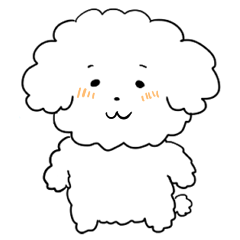 [LINEスタンプ] プードルcocoの画像（メイン）