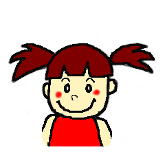 [LINEスタンプ] PIPI THE LITTLE GIRLの画像（メイン）