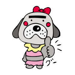 [LINEスタンプ] ブスカワ犬