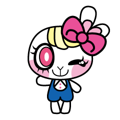 [LINEスタンプ] でかめうさこの画像（メイン）