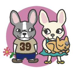 [LINEスタンプ] バブー＆プーニの画像（メイン）