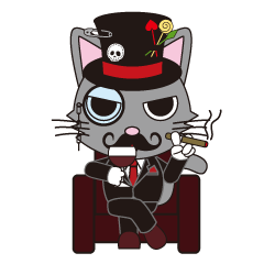 [LINEスタンプ] ダンディー 猫田さん