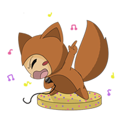 [LINEスタンプ] cute fox