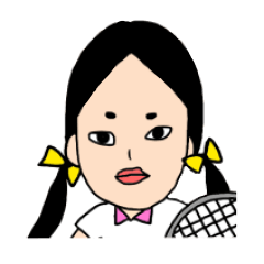 [LINEスタンプ] 5人のかわいい女の子の画像（メイン）