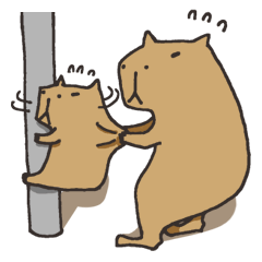 [LINEスタンプ] カピたち