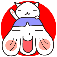 [LINEスタンプ] シロねこ＆ばぁば