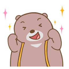 [LINEスタンプ] くまくん