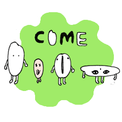 [LINEスタンプ] COME