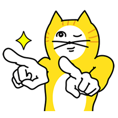 [LINEスタンプ] きいろいねこさん