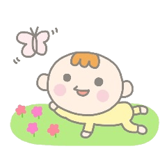 [LINEスタンプ] にこにこキッズの画像（メイン）