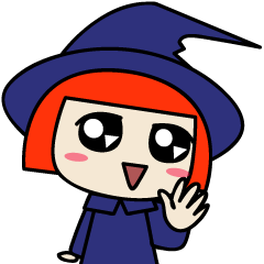 [LINEスタンプ] Little witch - Sandra